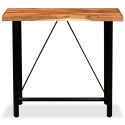 Table de bar industrielle Idea 120 bois massif Acacia