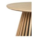 Table basse Osaka placage chêne naturel ø70x45 cm