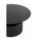 Table Basse Design Ronde Tika Metal Noir