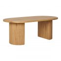 Table basse Boavista placage bois naturel 120x60 cm