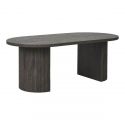 Table basse Boavista placage bois foncé 120x60cm