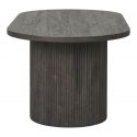 Table basse Boavista placage bois foncé 120x60cm