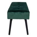 Banquette 100 cm Skiby métal Noir velours Vert