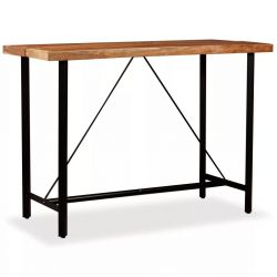 Table haute de de bar Bois massif 150 x 70 cm