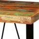 table bar industriel 60 cm bois recyclé plateau