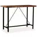Table de bar industrielle Idea 150 bois variante