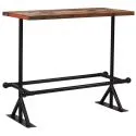 Table haute Industrielle bois multicolor Ori variante