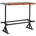 Table haute Industrielle bois multicolor Ori variante 2
