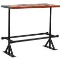 Table haute Industrielle bois multicolor Ori variante 3