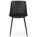 Chaise design Simpla polymère noire face