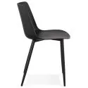 Chaise design Simpla polymère noire coté