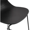 Chaise de bar design Ziggy mini métal Noir assise