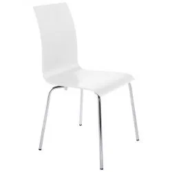 Chaise design Classic bois Blanc