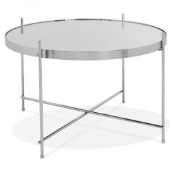 Table basse design Espejo Chromé medium