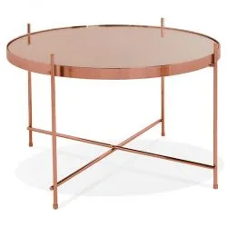Table basse design Espejo Cuivre medium