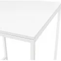 Table bar design Millie Blanc mélaminé Blanc