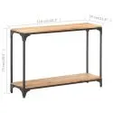 Console Industrielle Industy Bois Acacia dimensions