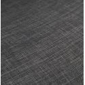 Tabouret de bar design noir Vancouver tissu Gris Fonce zoom tissu