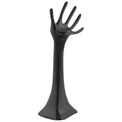 Porte Bijoux Design Hand métal Noir