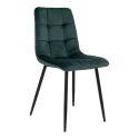 Chaise Middelfart microfibre Vert Foncé