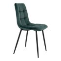 Chaise Middelfart microfibre Vert Foncé cote