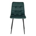 Chaise Middelfart microfibre Vert Foncé face